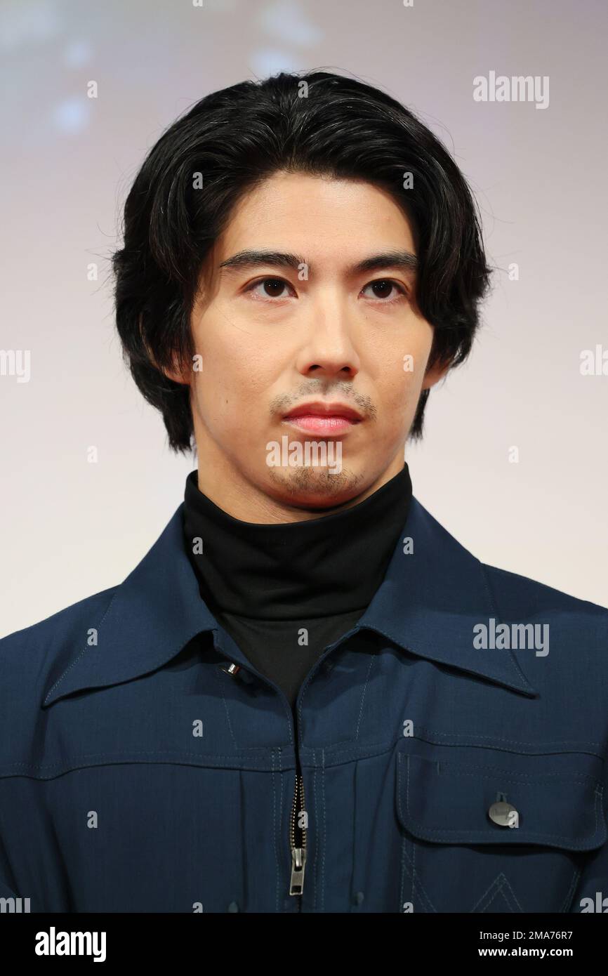 Keno Kaku ha fatto una apparizione a sorpresa all'evento di uscita per il film di animazione Kin no Kuni Mizu no Kuni' il 18 gennaio 2023, a Tokyo, Giappone. Credit: AFLO/Alamy Live News Foto Stock