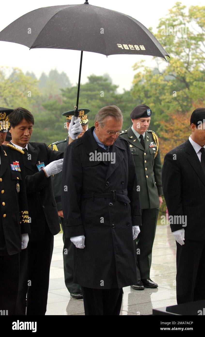 051021-F-5586B-033. Base: Seul Stato: Seul capitale nazionale Paese: Repubblica di Corea (KOR) Foto Stock