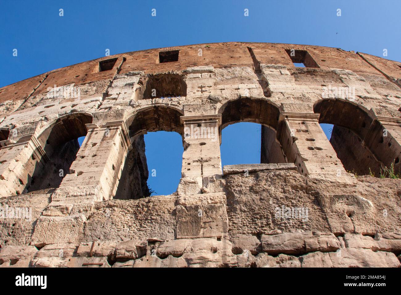 Il Colosseo a Roma Italia Foto Stock