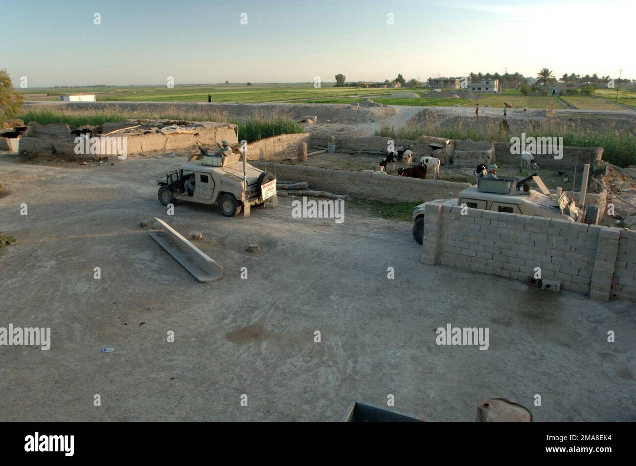 060323-A-5745M-067. Soggetto operazione/Serie: IRAQI FREEDOM base: Camp Liberty Stato: Ramadi Paese: Iraq (IRQ) scena comando maggiore mostrato: 10th MTN Foto Stock