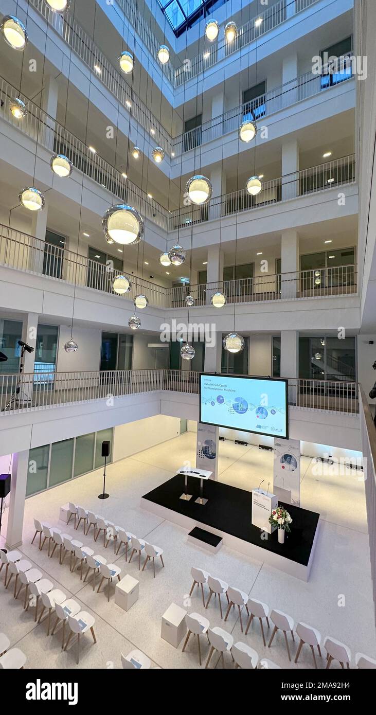 Berlino, Germania. 19th Jan, 2023. Vista nel foyer del Rahel Hirsch