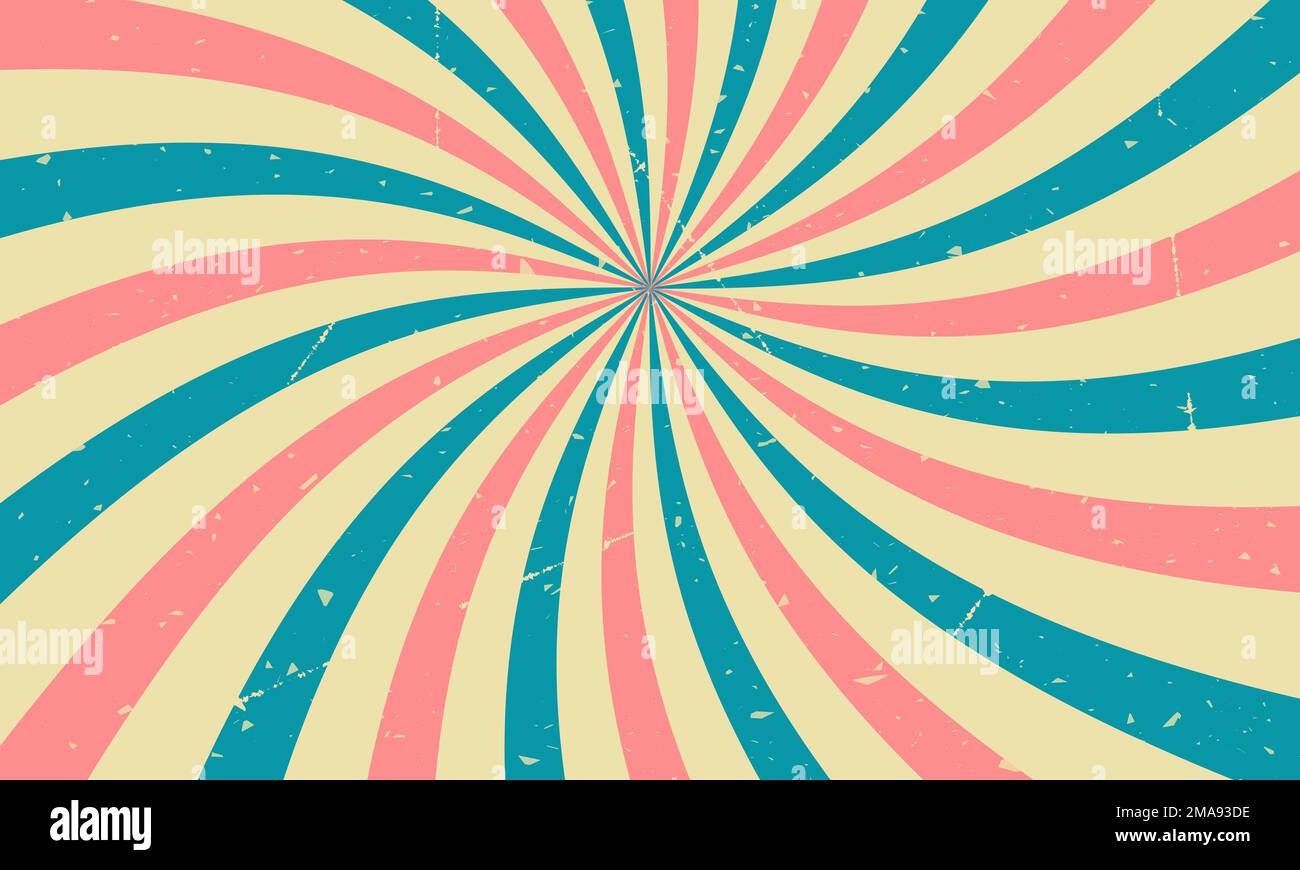 Sfondo vintage rosa e blu con linee Illustrazione Vettoriale