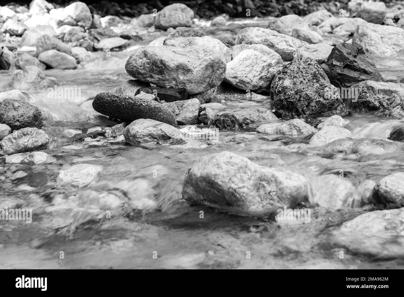 Acqua ancora e in aumento Foto Stock