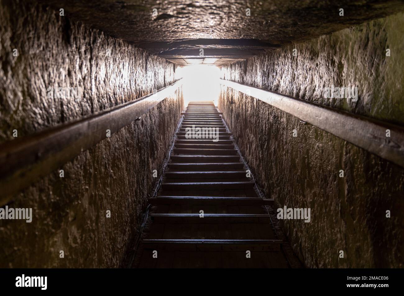 Ingresso alla piramide di Teti, Saqqara, Egitto Foto Stock