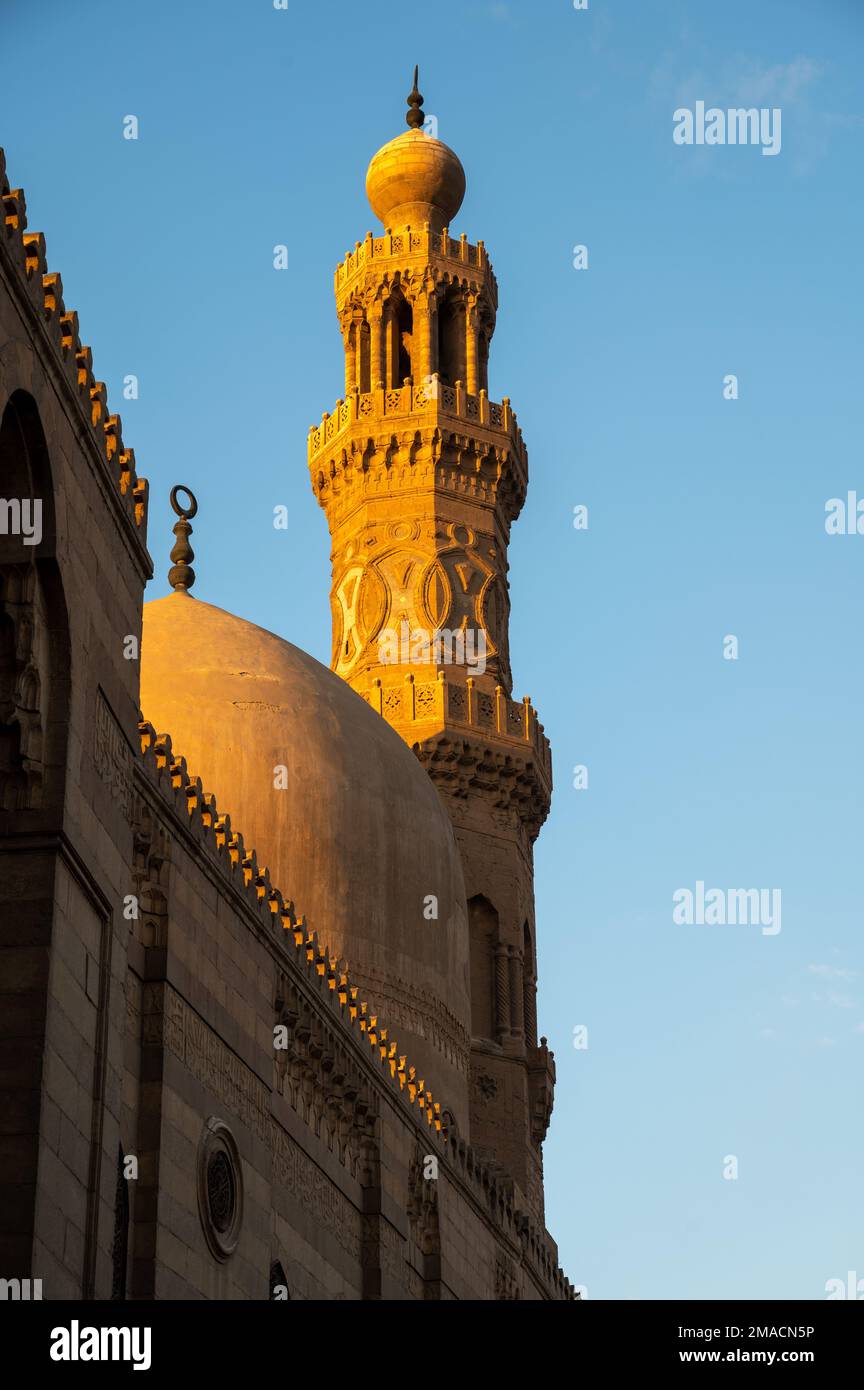 Complesso Qalawun, Khan al Khalili, Cairo, Egitto Foto Stock