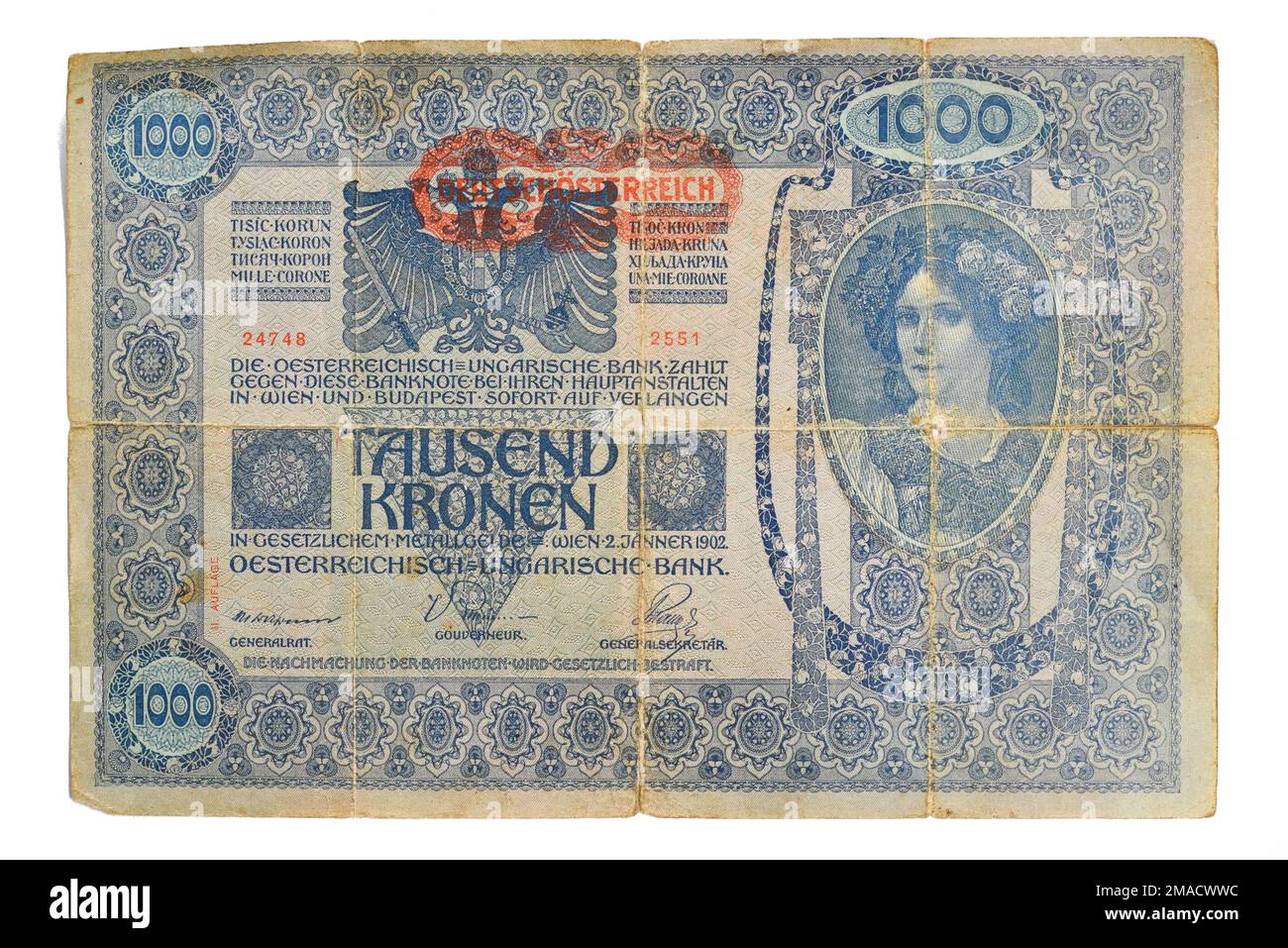 Austrian banknote immagini e fotografie stock ad alta risoluzione - Alamy