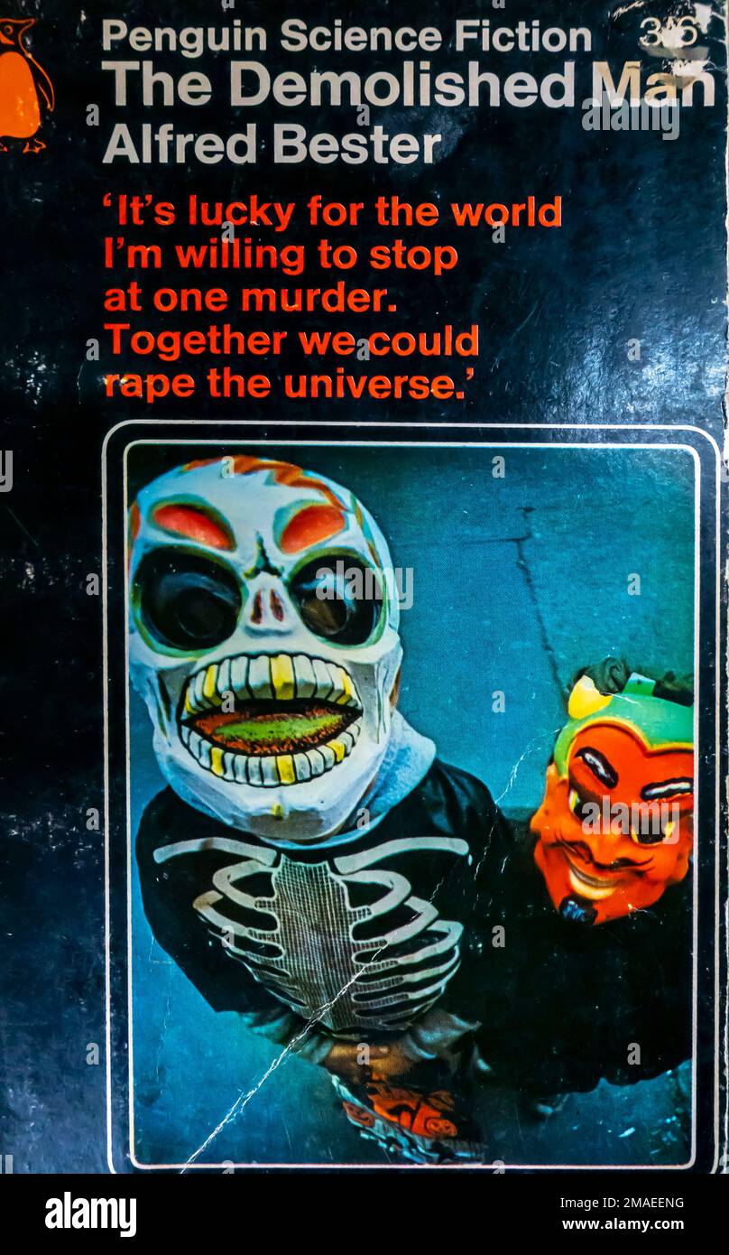 The Demolished Man romanzo di Alfred Bester 1952 Foto Stock