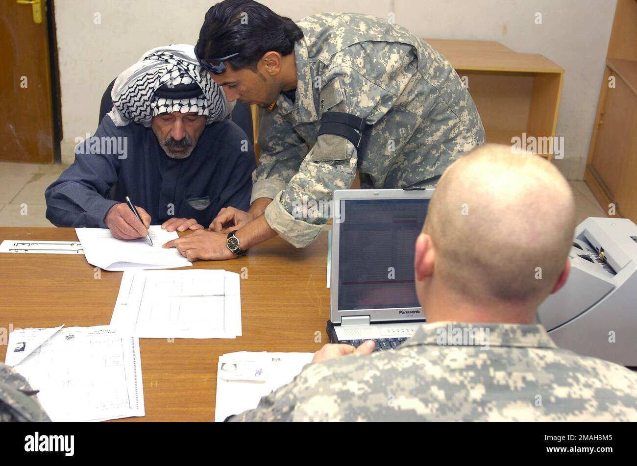 070318-A-2756F-003. Base: Forward Operating base Paliwoda Stato: Salah Ah DIN Paese: Iraq (IRQ) Foto Stock