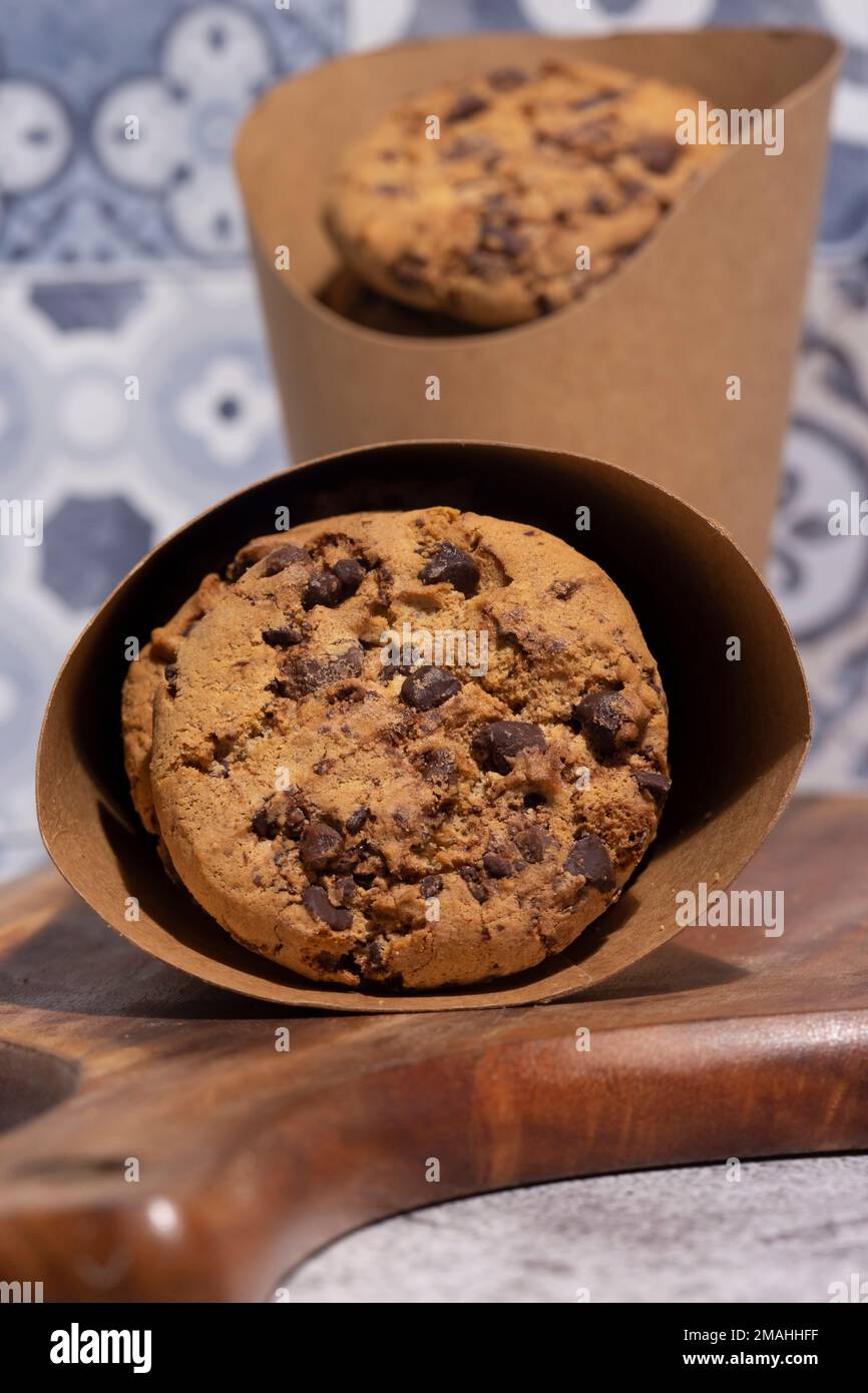 Chocolate chip cookies in plastic immagini e fotografie stock ad alta  risoluzione - Alamy