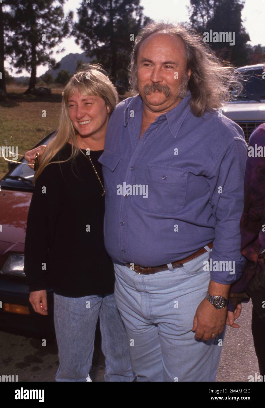 **FOTO DEL FILE** David Crosby è passato via. David Crosby e Jan Dance circa anni '80 credito: Ralph Dominguez/MediaPunch Foto Stock