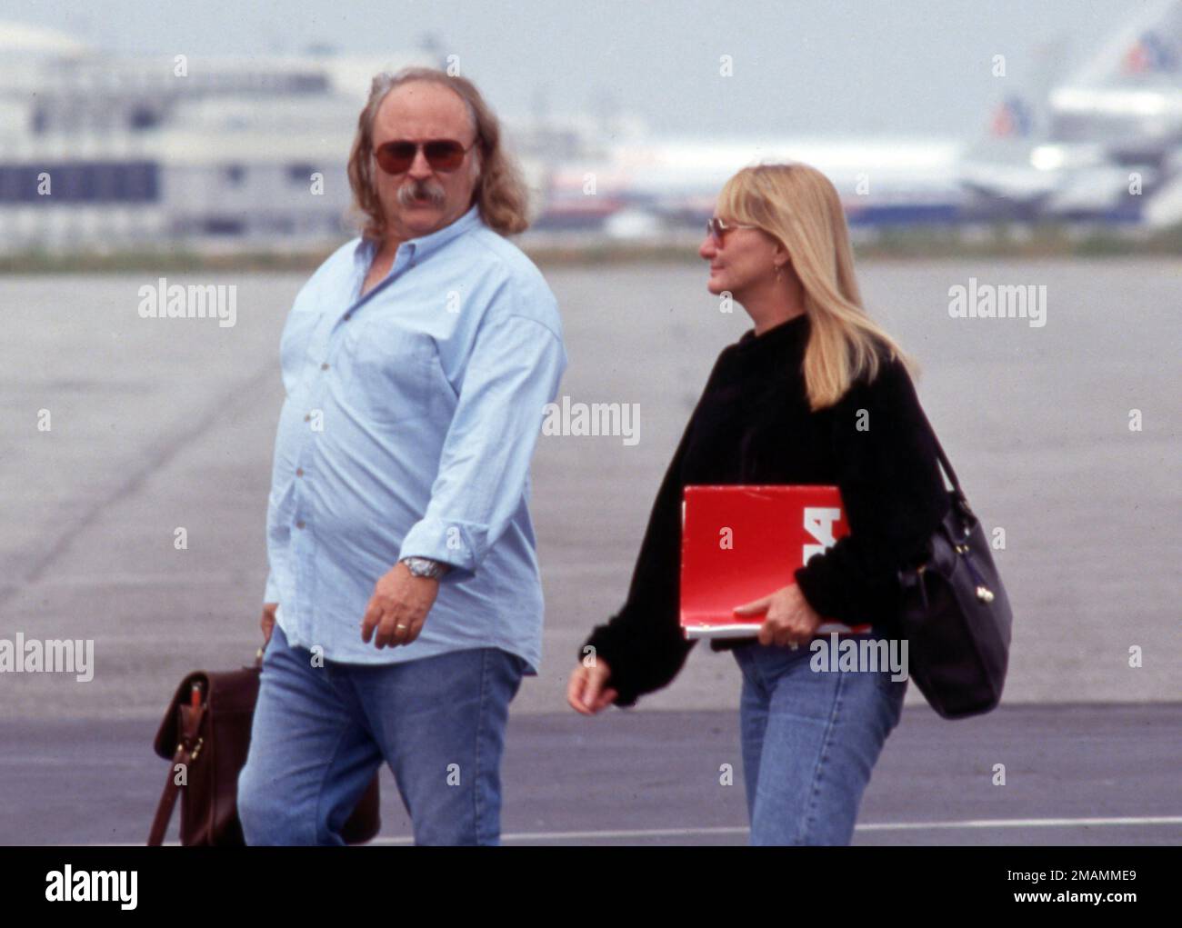 **FOTO DEL FILE** David Crosby è passato via. David Crosby e Jan Dance circa anni '80 credito: Ralph Dominguez/MediaPunch Foto Stock