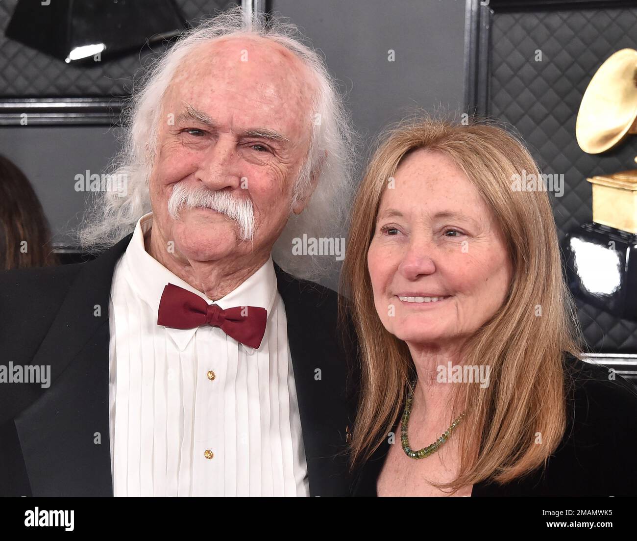 David Crosby, cantante-cantautore-chitarrista e co-fondatore di Crosby, Stills & Nash morì dopo una lunga malattia a 81 anni a Los Angeles, CA. Il 19 gennaio 2023. David Crosby e Jan Dance ai GRAMMY Awards 2020 tenutisi presso lo Staples Center il 26 gennaio 2020 a Los Angeles, California. © Arroyo-OConnor / AFF-USA.com Foto Stock