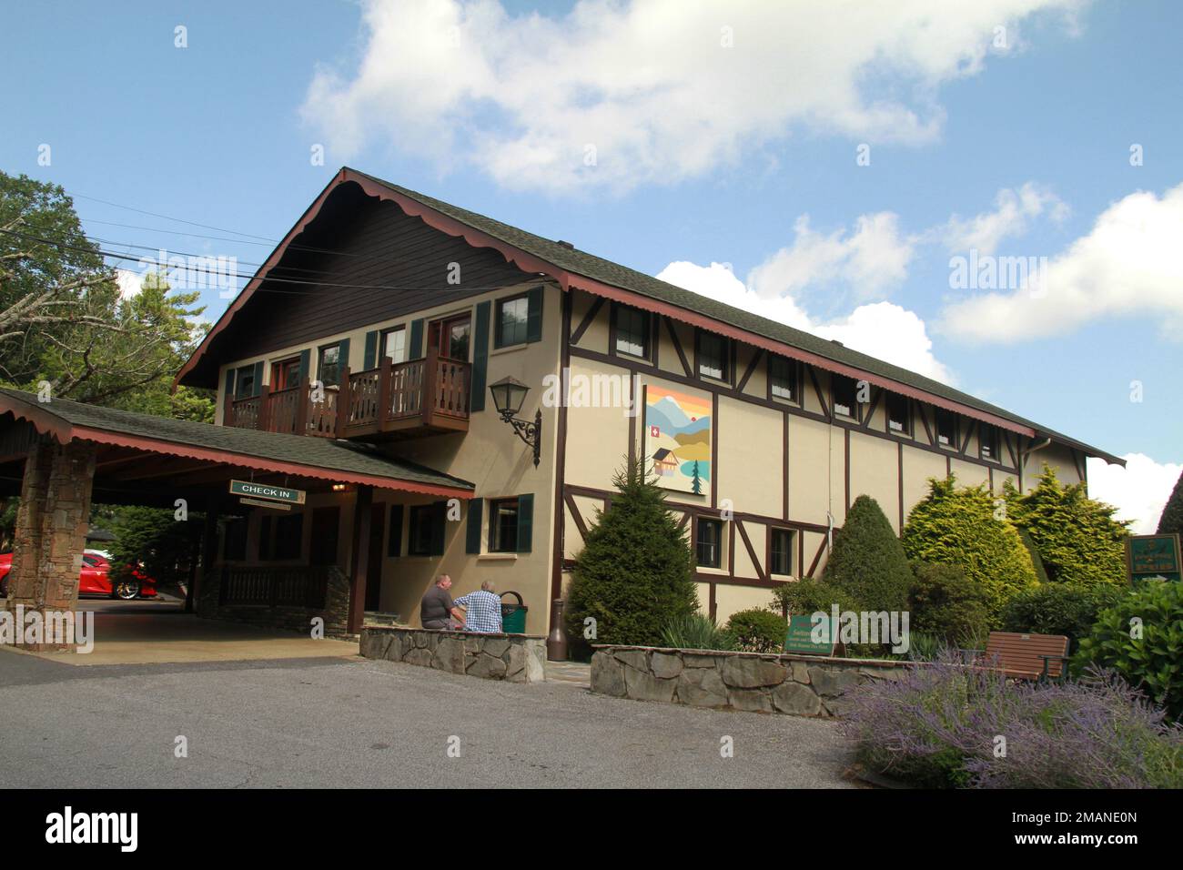 The Switzerland Inn, Blue Ridge Parkway, Little Switzerland, NC, Stati Uniti Foto Stock