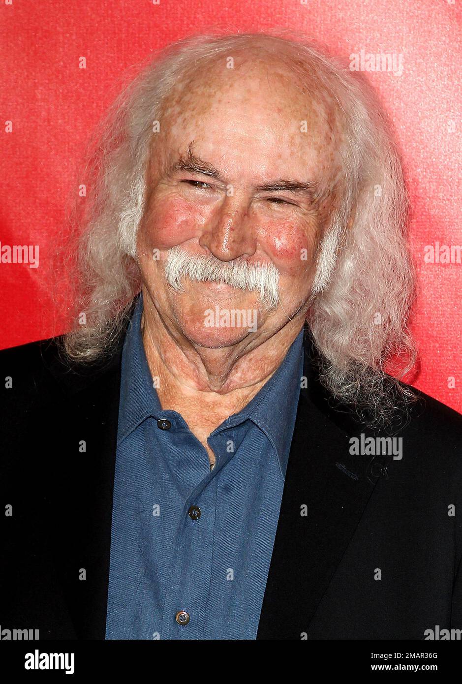 19 gennaio 2023 - David Crosby, cantante, cantautore e chitarrista e membro dei Byrds and Crosby, Stills & Nash, è morto all'età di 81 anni dopo una lunga malattia. File Foto: 24 Gennaio 2014 - Los Angeles, California - David Crosby. 2014 MusiCares persona dell'anno in onore di Carole King tenuto presso il Los Angeles Convention Center. (Credit Image: © Kevan Brooks/AdMedia via ZUMA Press Wire) SOLO PER USO EDITORIALE! Non per USO commerciale! Foto Stock