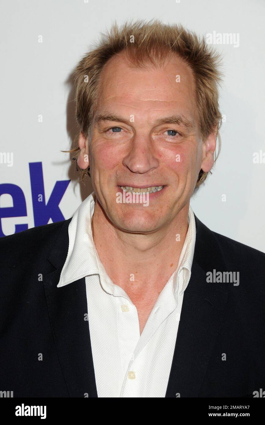 19 gennaio 2023 - l'attore britannico Julian Sands, noto per il suo ruolo nel film del 1986 acclamato dalla critica Ã'A Room with a View,Ã“ è stato segnalato mancante il venerdì dopo aver camminato da solo su un sentiero sul pericoloso Monte Baldy nelle montagne di San Gabriel nella California meridionale. File Photo: 24 April 2012 - Los Angeles, California - Julian Sands. Lancio ufficiale di BritWeek 2012 presso una residenza privata. (Credit Image: © Byron Purvis/AdMedia via ZUMA Press Wire) SOLO PER USO EDITORIALE! Non per USO commerciale! Foto Stock