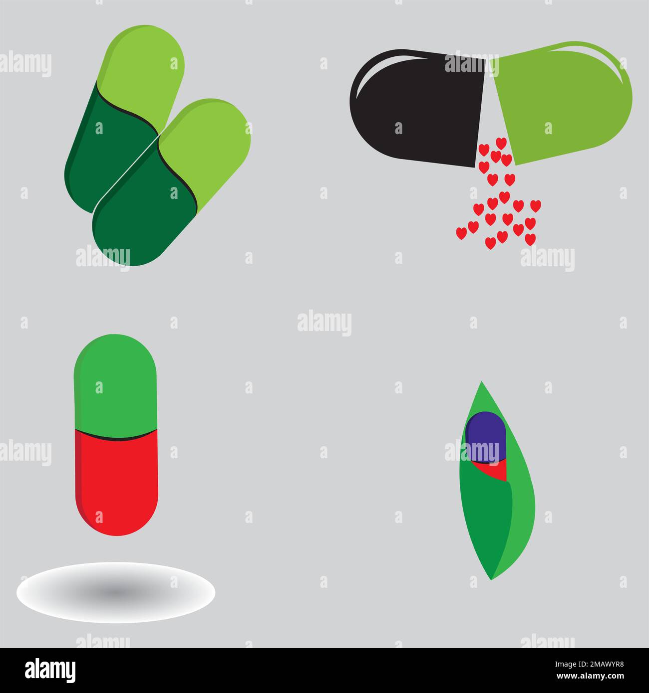 modello vektor del logo del farmaco Illustrazione Vettoriale