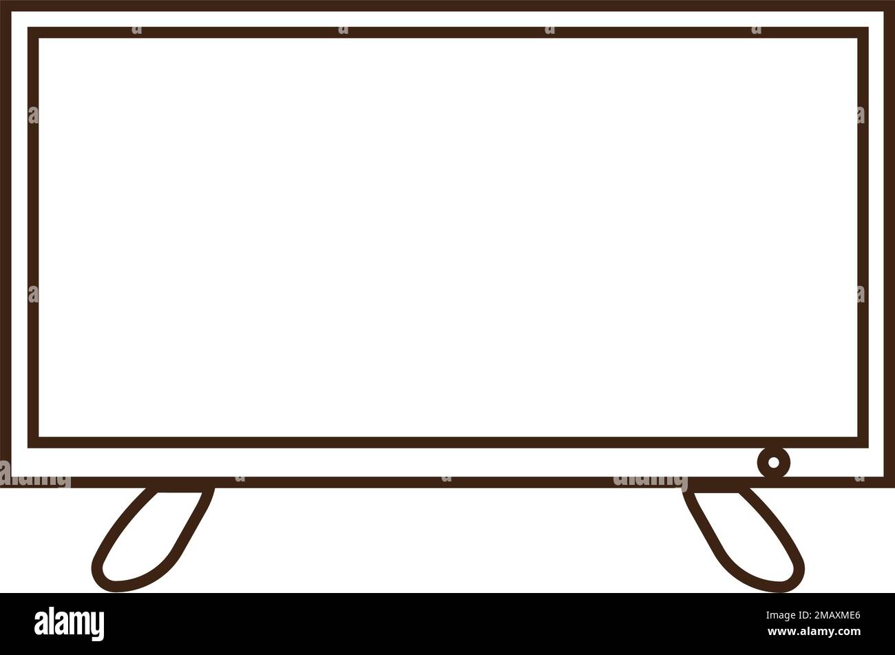 modello vektor con logo televisivo Illustrazione Vettoriale
