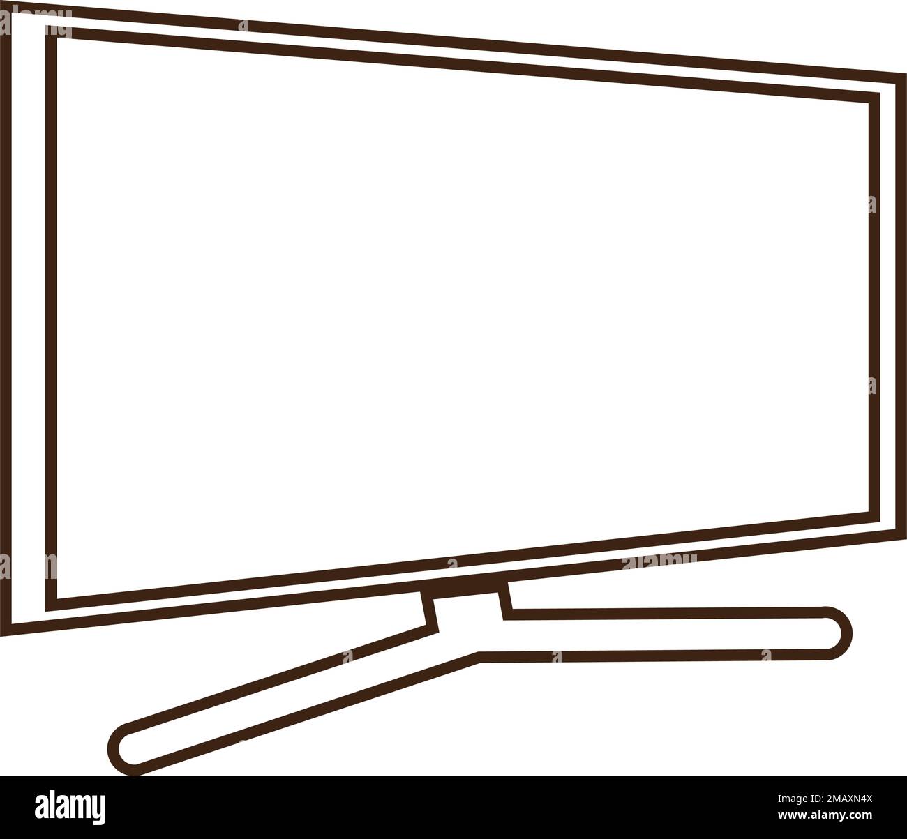 modello vektor con logo televisivo Illustrazione Vettoriale