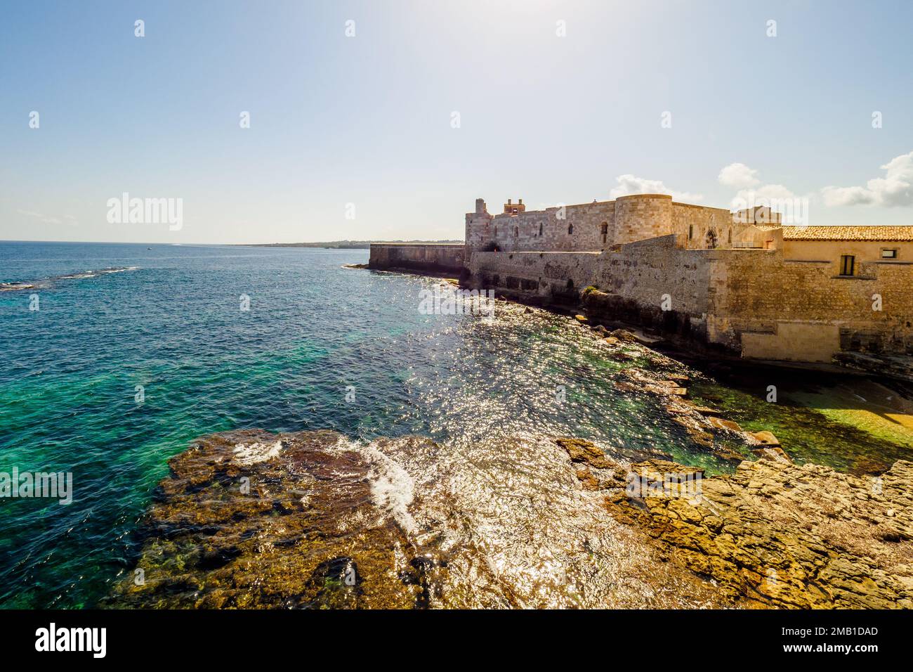 Castello di Maniace in Ortigia - Siracusa, Sicilia, Italia Foto Stock