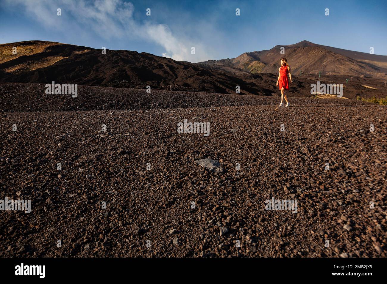 italia, sicilia, provincia di Catania. Etna - Foto Stock