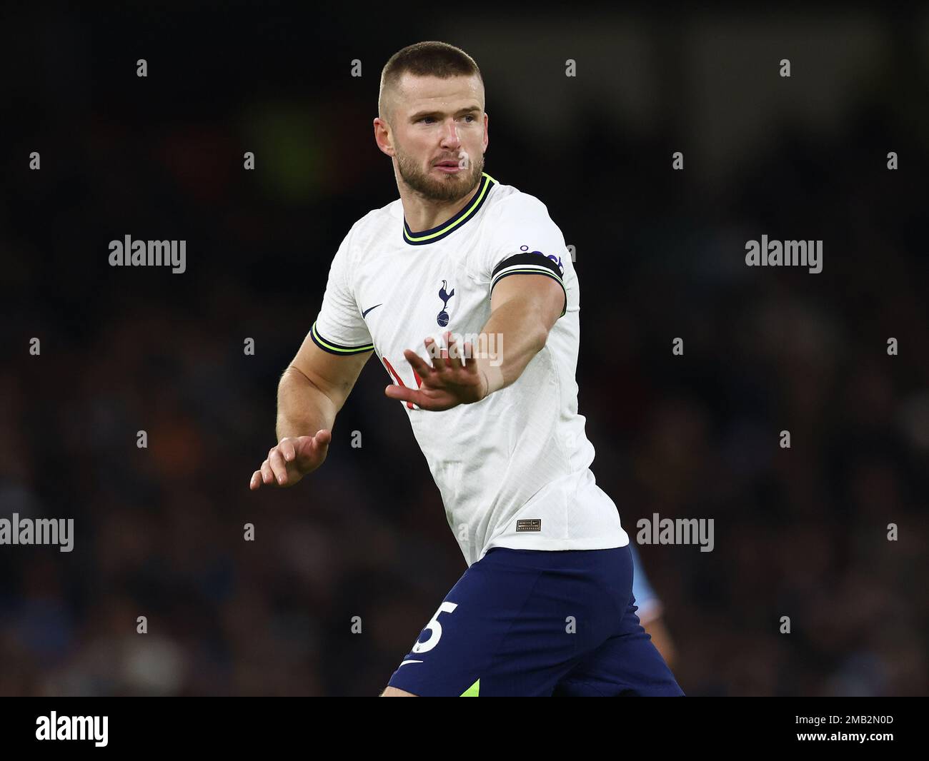 Manchester, Regno Unito. 19th gennaio 2023. Eric Dier di Tottenham durante la partita della Premier League all'Etihad Stadium, Manchester. Credit: Sportimage/Alamy Live News Foto Stock