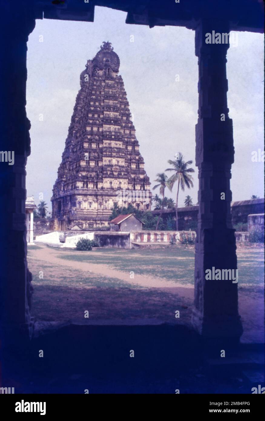 Il tempio di Ekambeswarar è un tempio indù dedicato al Signore Shiva, situato a Kumbakonam, nel distretto di Thanjavur, in Tamil Nadu, India. Foto Stock