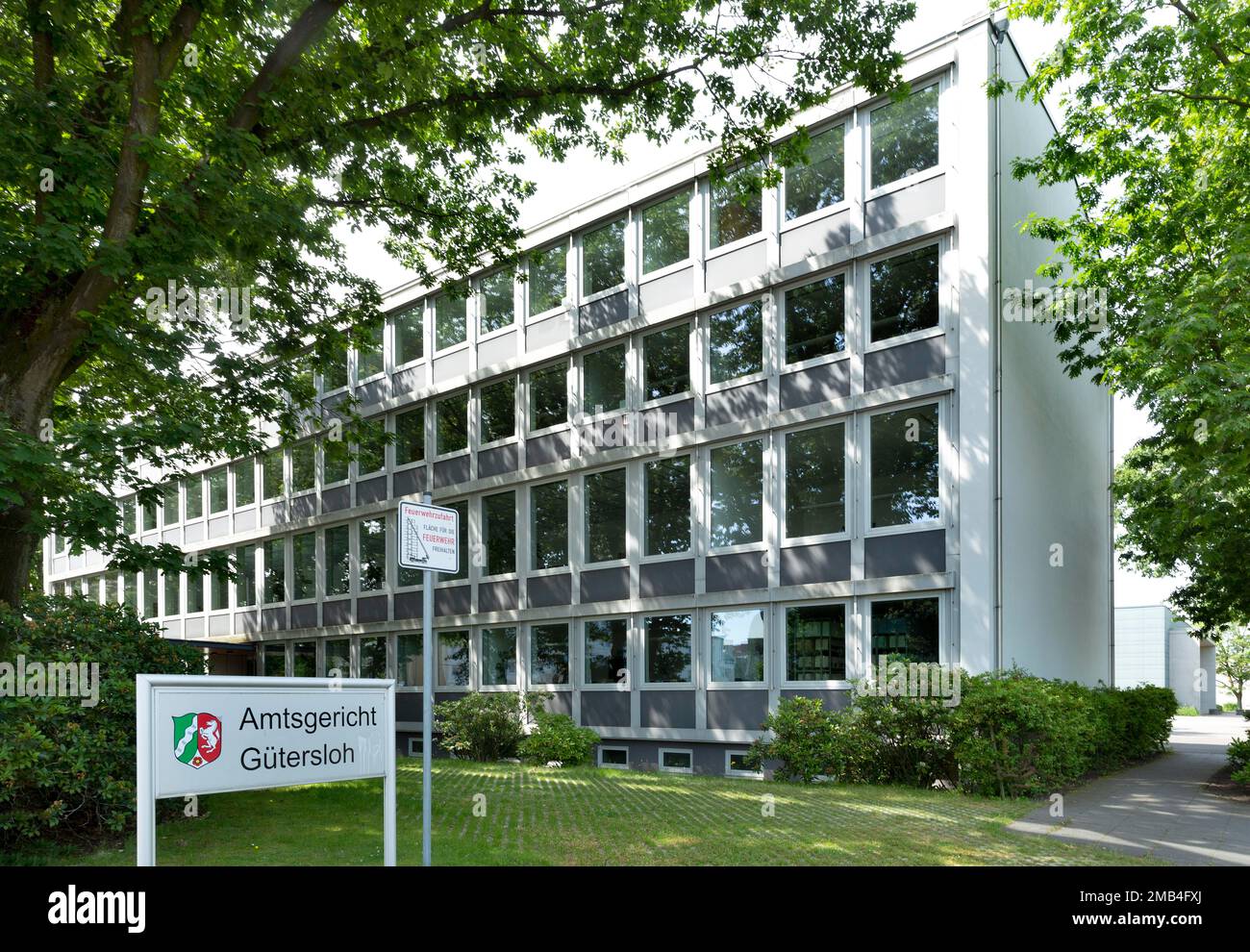 Tribunale locale di Guetersloh, Guetersloh, Vestfalia orientale, Renania settentrionale-Vestfalia, Germania Foto Stock