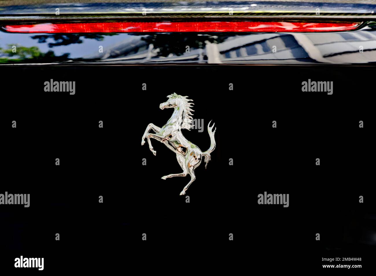 Logo Ferrari, Classic Days Berlino, Berlino, Germania Foto Stock