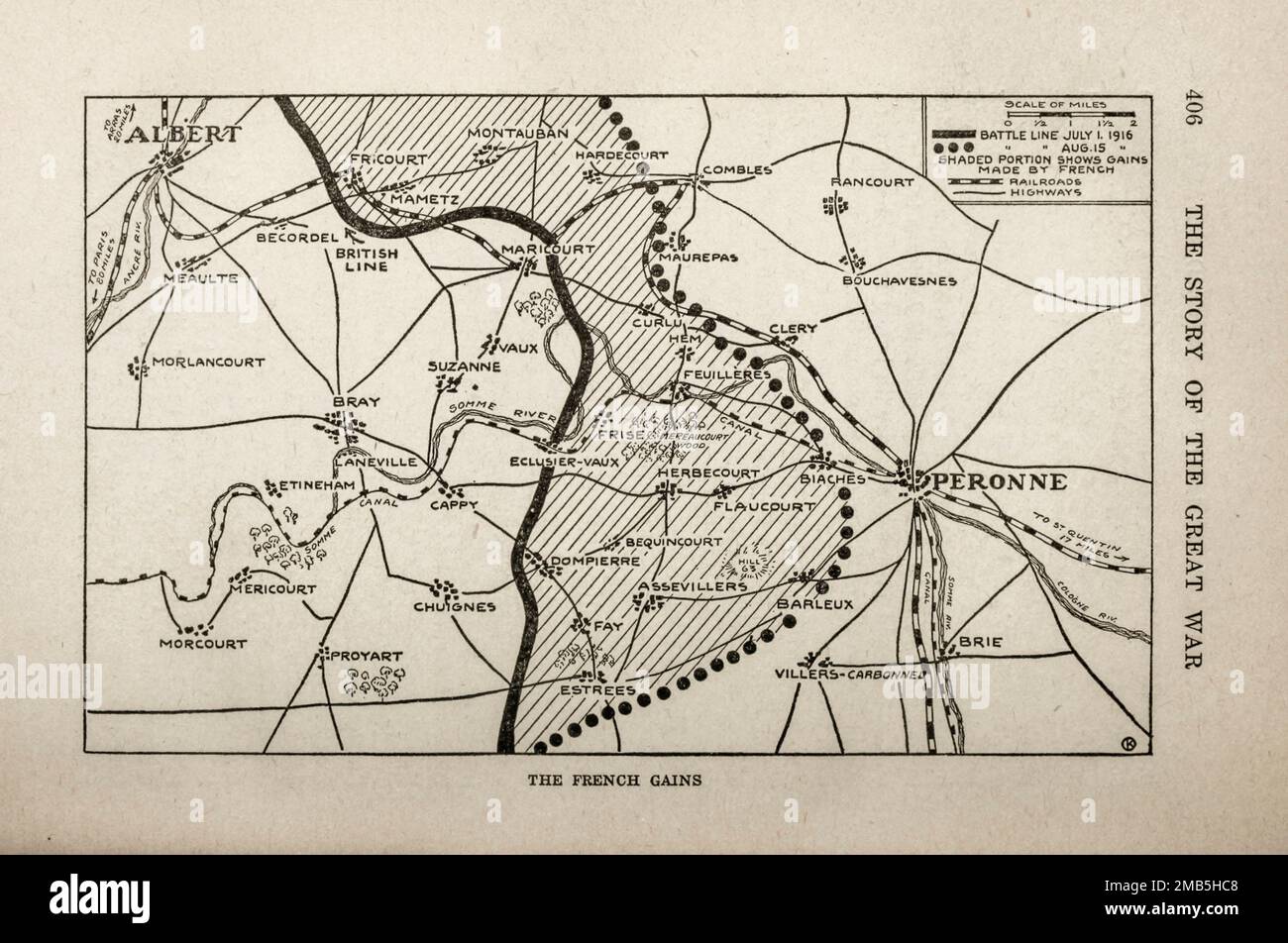 Battaglia della Somme i francesi trano dal libro la storia della grande guerra; i documenti storici completi degli eventi DIPLOMATICI E STATALI di Reynolds, Francis Joseph, 1867-1937; Churchill, Allen Leon; Miller, Francis Trevelyan, 1877-1959; Wood, Leonard, 1860-1927; Knight, Austin Melvin, 1854-1927; Palmer, Frederick, 1873-1958; Simonds, Frank Herbert, 1878-; Ruhl, Arthur Brown, 1876- Volume V pubblicato nel 1916 Foto Stock