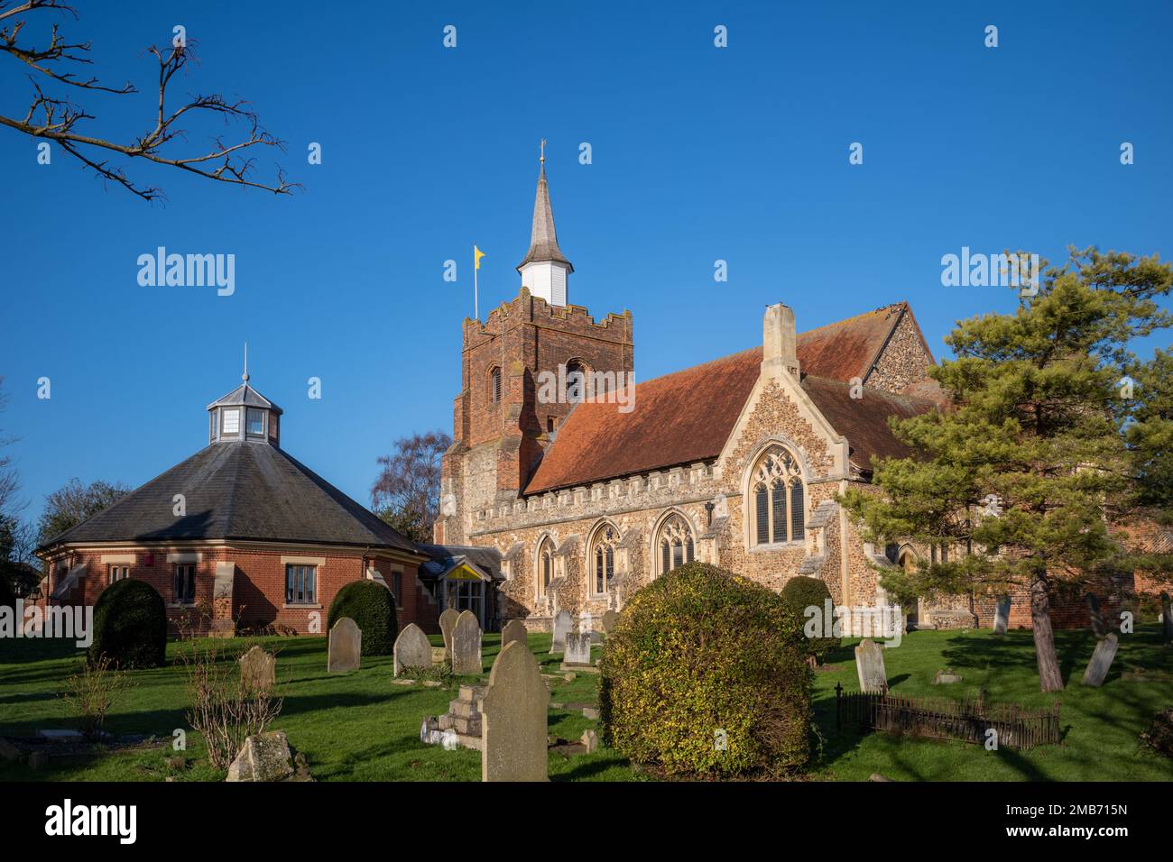 Chiesa di Santa Maria Vergine, Maldon Foto Stock
