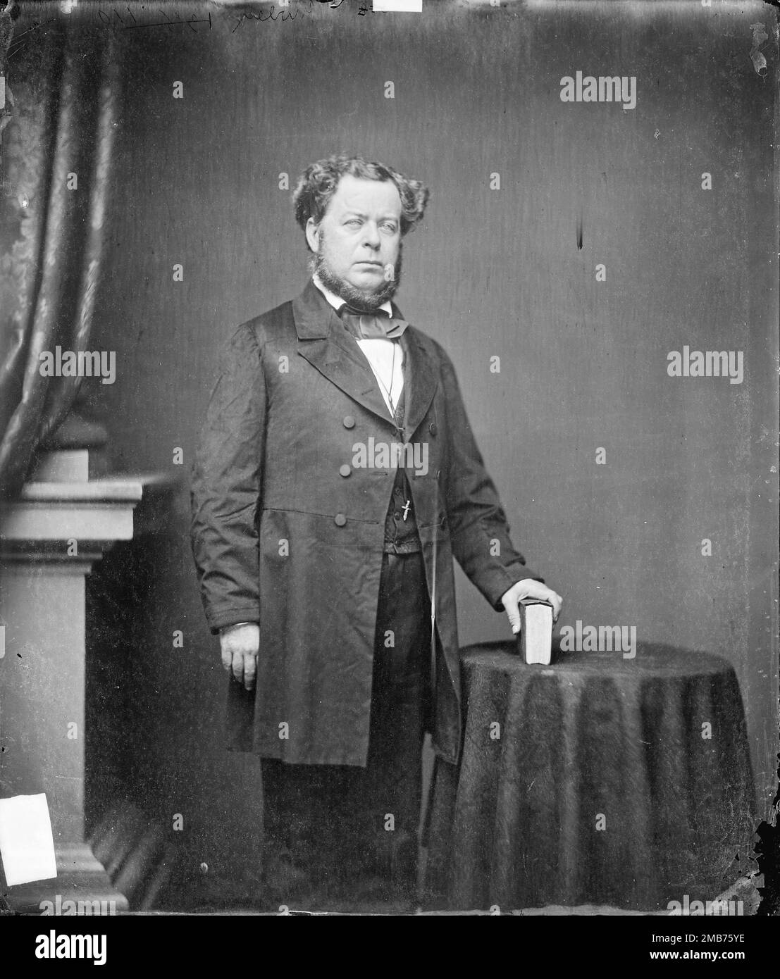 Stephen Mallory, Segretario della Marina per gli Stati confederati durante la guerra civile americana Foto Stock