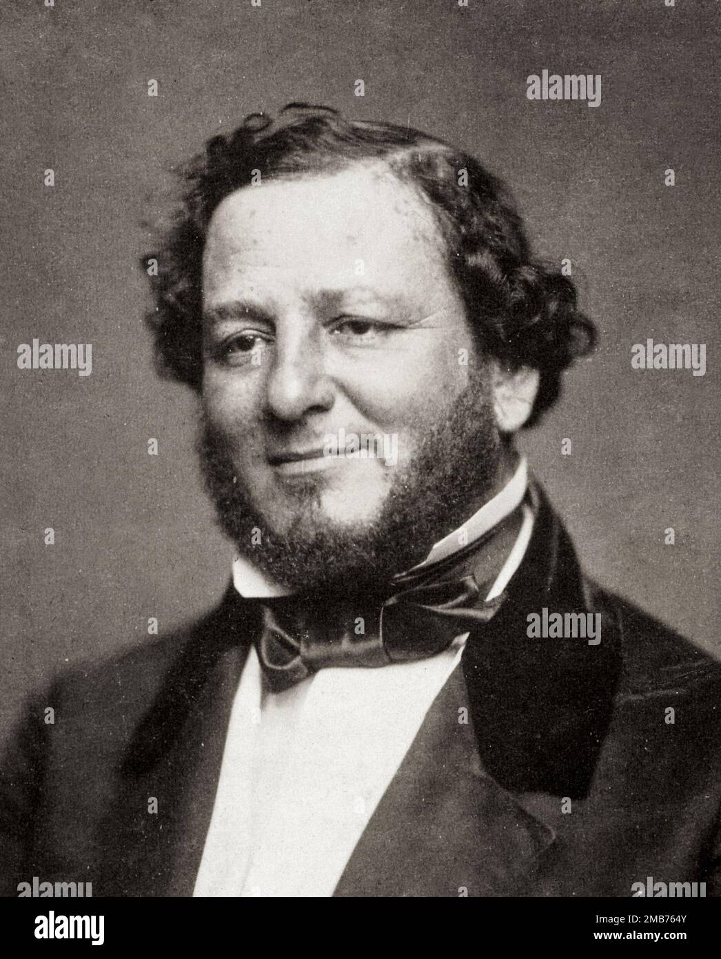 Foto del senatore americano Judah P. Benjamin, Segretario di guerra per gli stati confederati durante la guerra civile americana Foto Stock