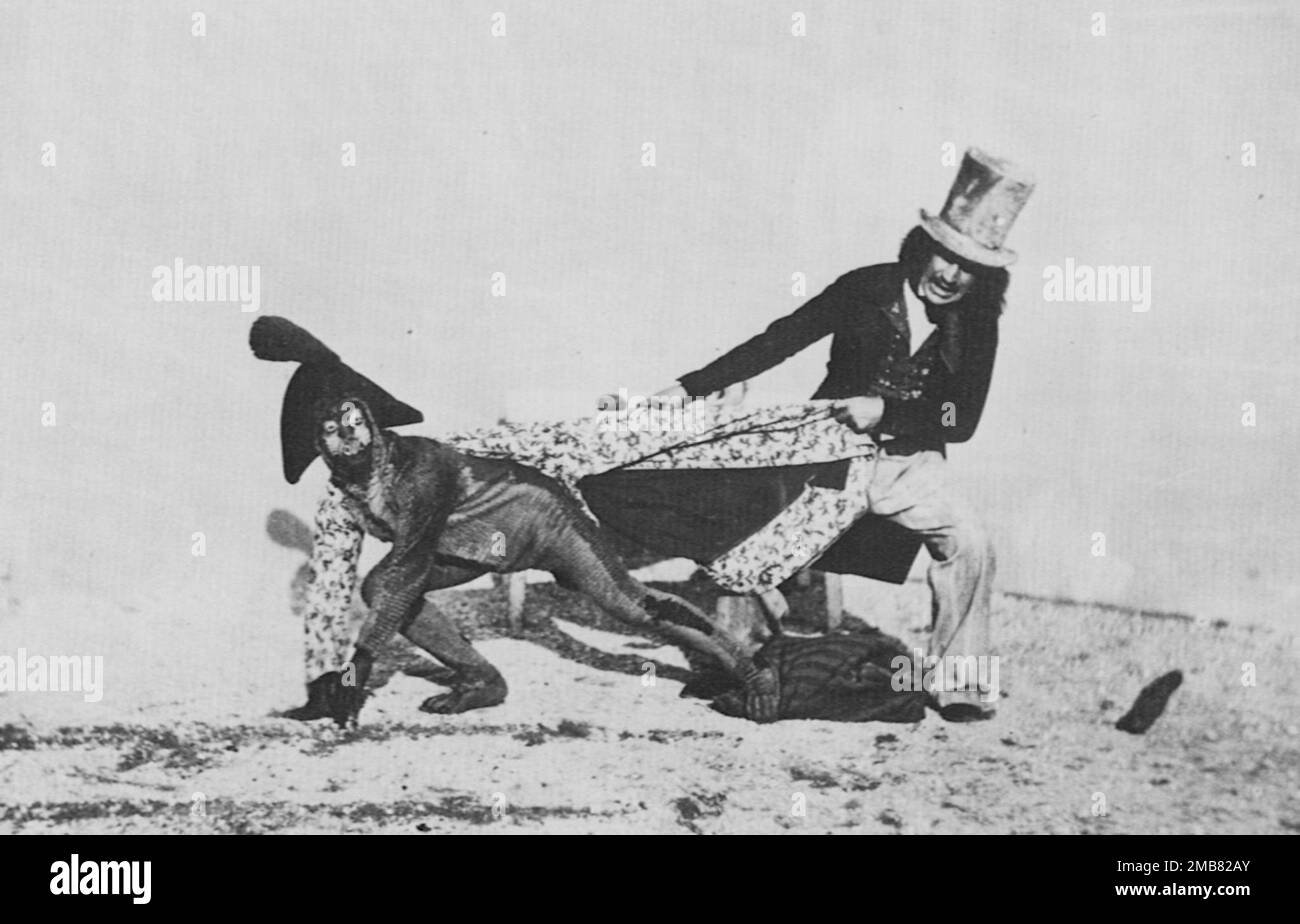 Adrien Tournachon - Un numero di varietà - in giro - c1853 Foto Stock