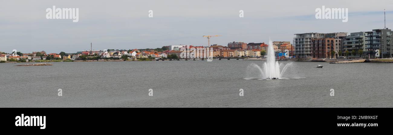 Karlskrona è una città portuale della provincia di Blekinge, nel sud della Svezia Foto Stock