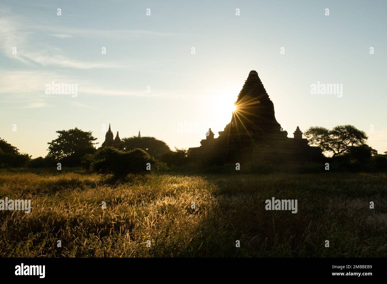 Old Bagan ( Bagan ပုဂံ ) Myanmar Foto Stock