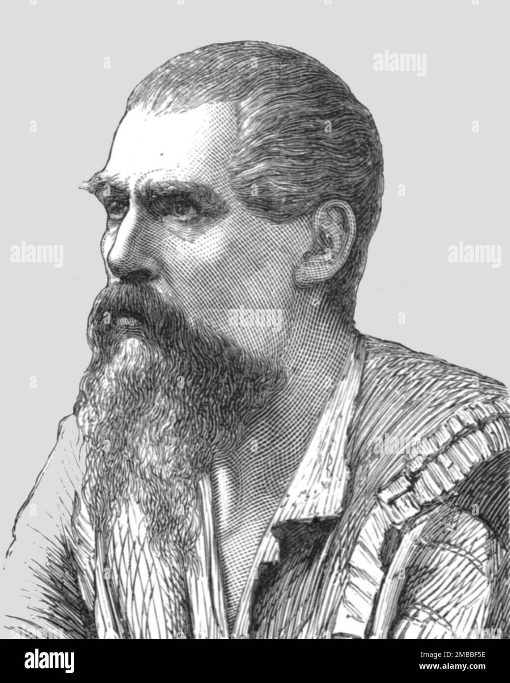 ''The Late Sir Richard Burton, K.C.M.G. 1821-1890. Console britannica a Triest', 1890. Da "The Graphic. Un quotidiano settimanale illustrato", Volume 42. Da luglio a dicembre 1890. Foto Stock