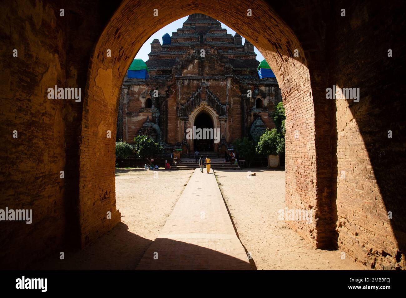 Old Bagan ( Bagan ပုဂံ ) Myanmar Foto Stock