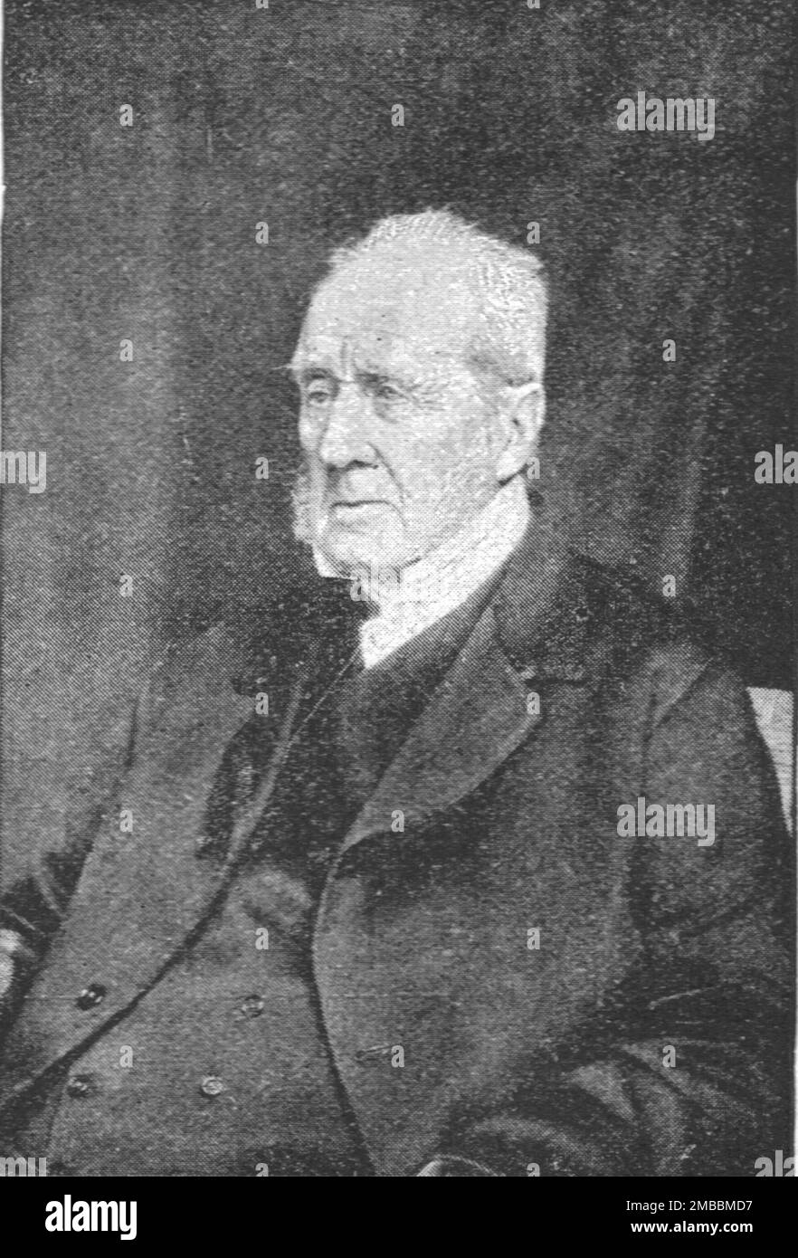 ''Major-General Whichcote, fine 52nd Fanteria leggera, combattuto a Waterloo, 1794-1891. Da "The Graphic. Un quotidiano settimanale illustrato", Volume 44. Da luglio a dicembre 1891. Foto Stock