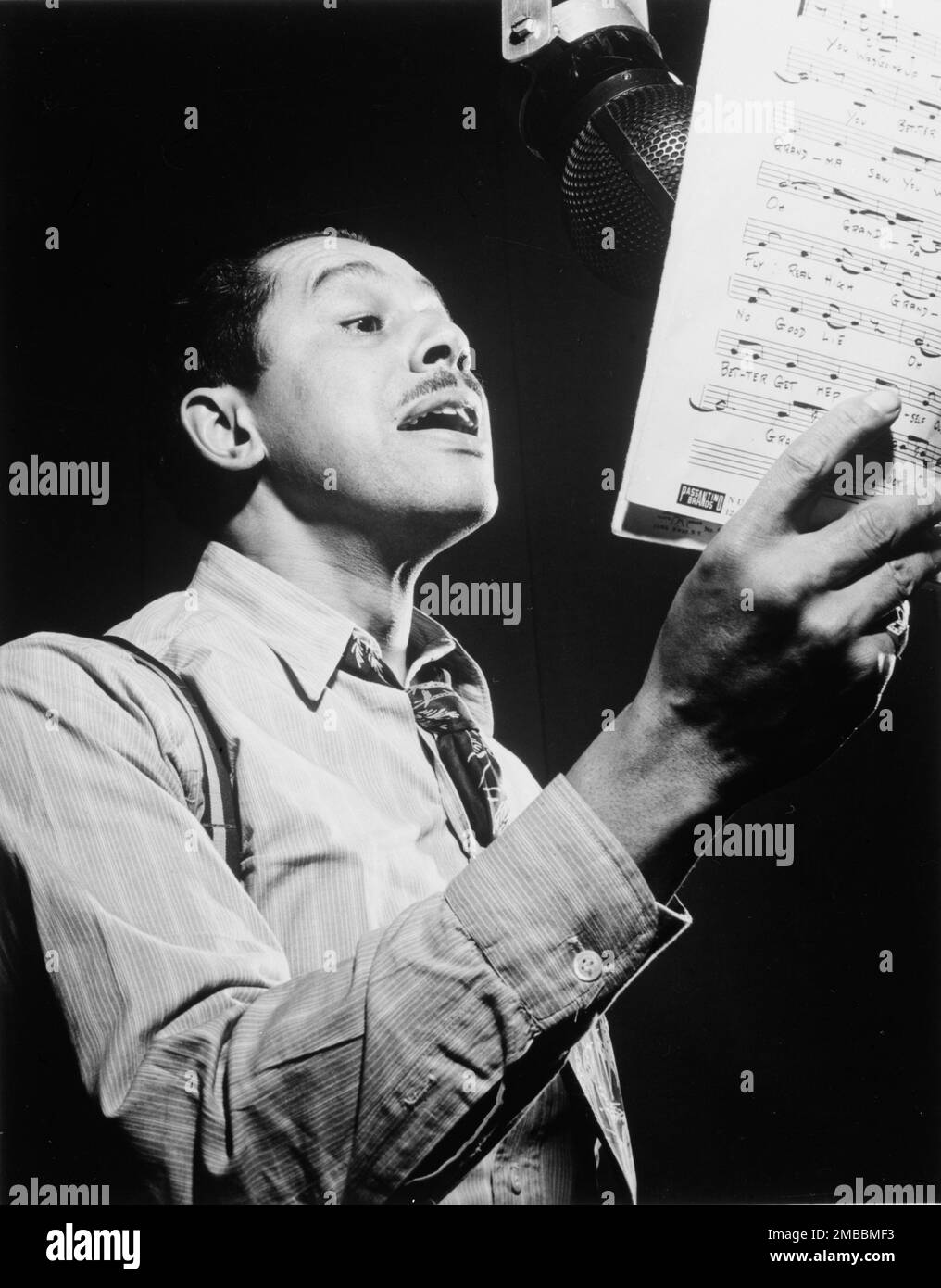 Ritratto di Cab Calloway, Columbia studio, New York, N.Y., ca. Marzo 1947. Foto Stock