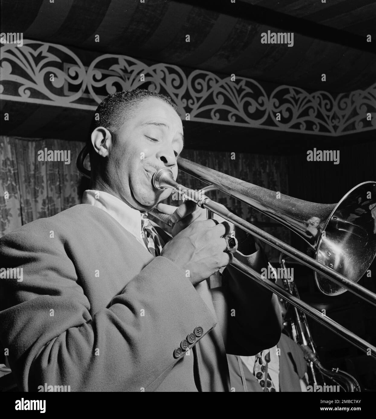 Ritratto di Henry Wells, Aquarium, New York, N.Y., ca. Gennaio 1947. Foto Stock