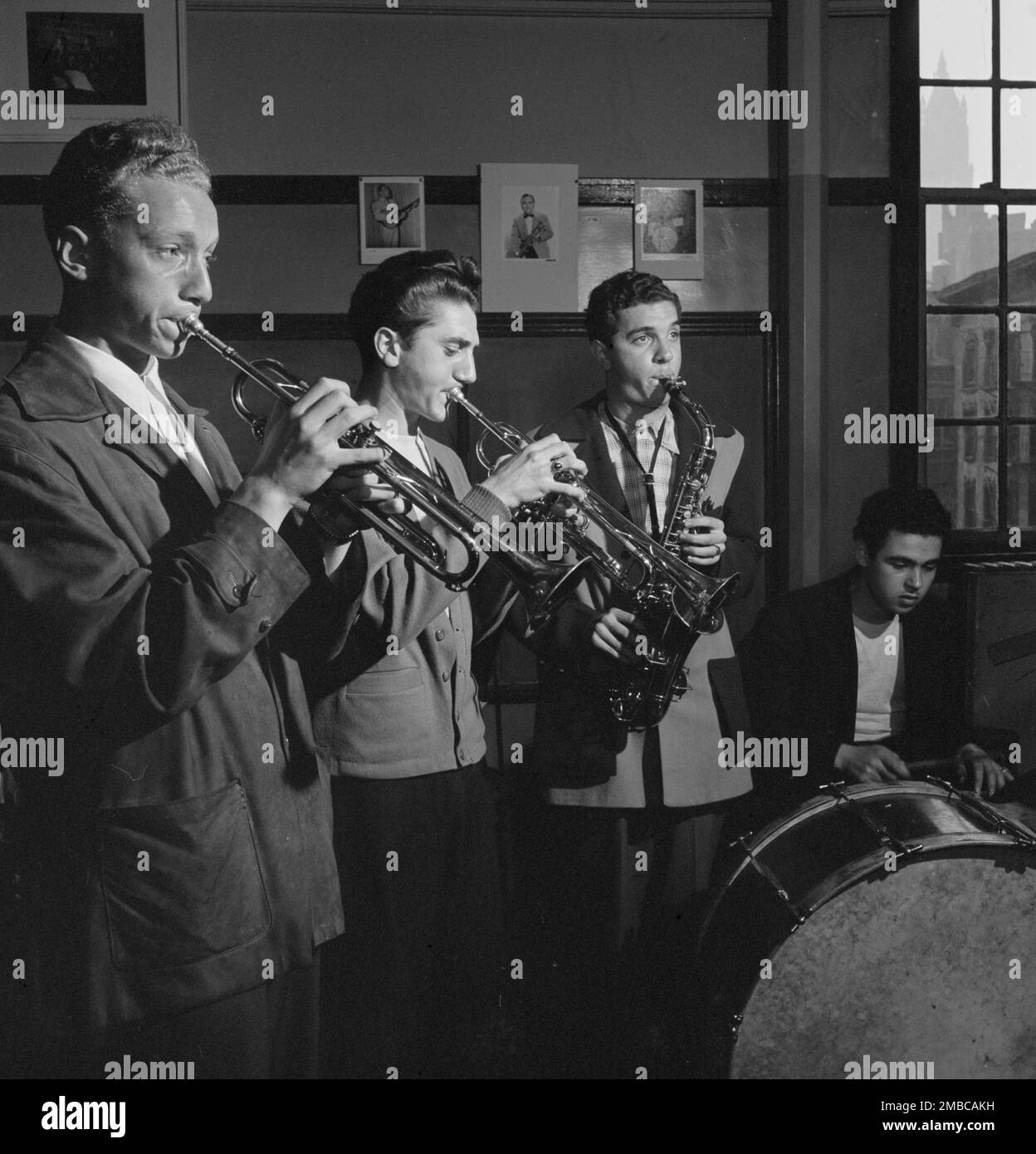 Metropolitan Vocational High School, New York, N.Y., ca. Luglio 1947. Foto Stock