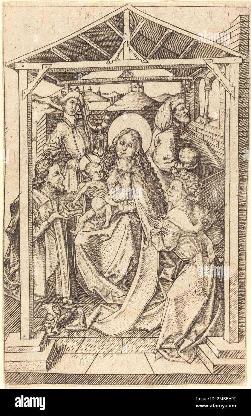 L'Adorazione dei Magi, 1460/1465. Foto Stock
