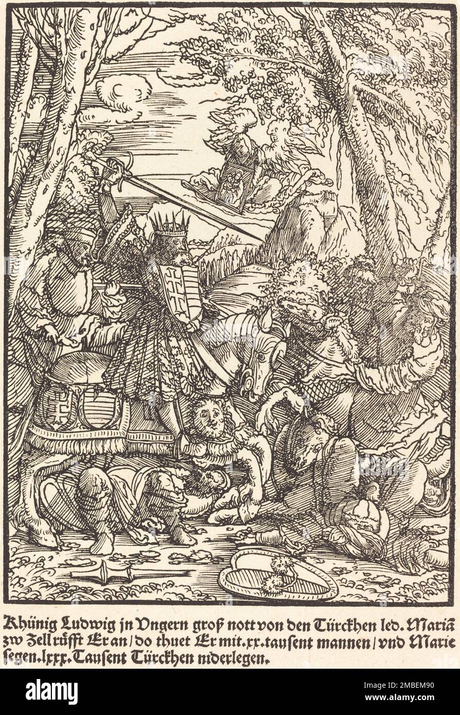 Khunig Ludwig ..., c. 1503. Foto Stock
