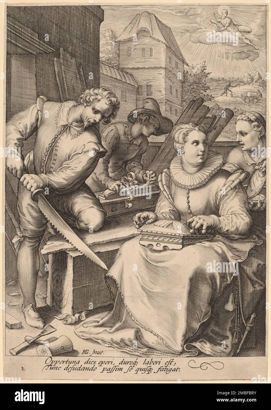 Mezzogiorno, c.1595-1598. Foto Stock