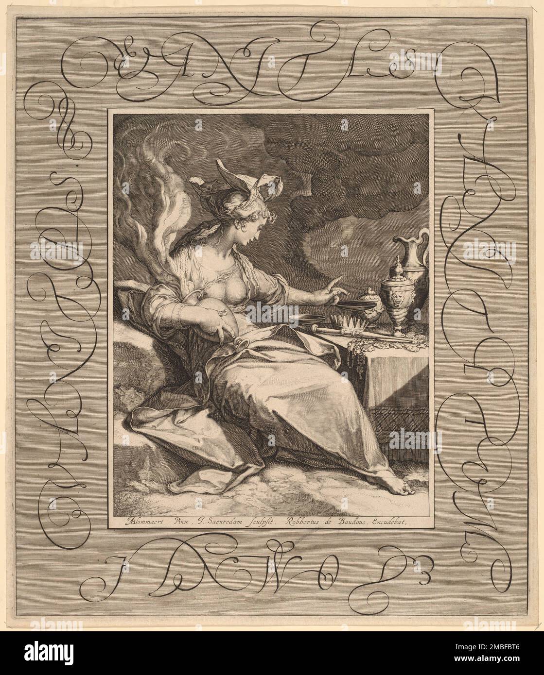 Vanitas, Vanitatum et Omnia Vanitas. Foto Stock