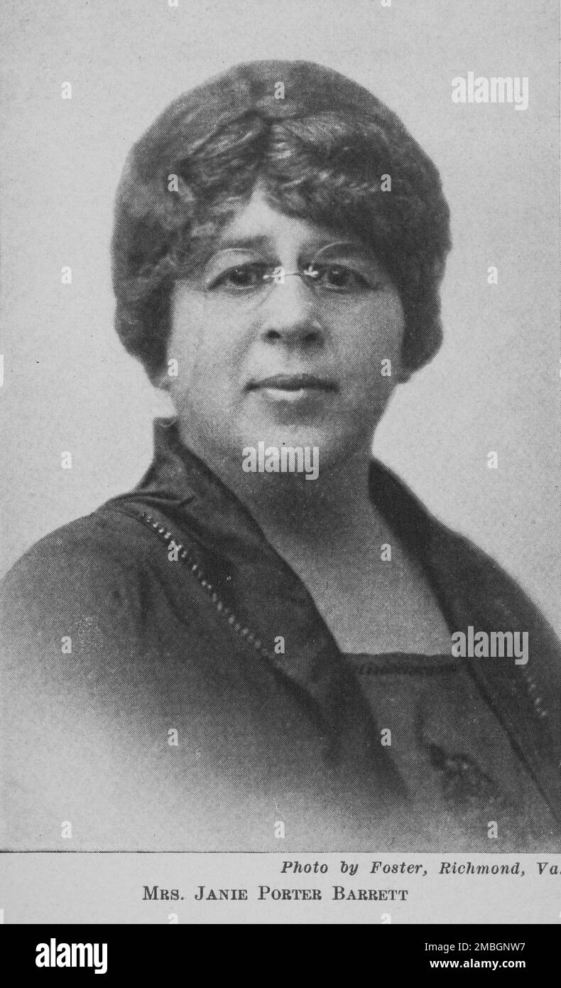 Sig.ra Janie Porter Barrett, 1922. Foto Stock