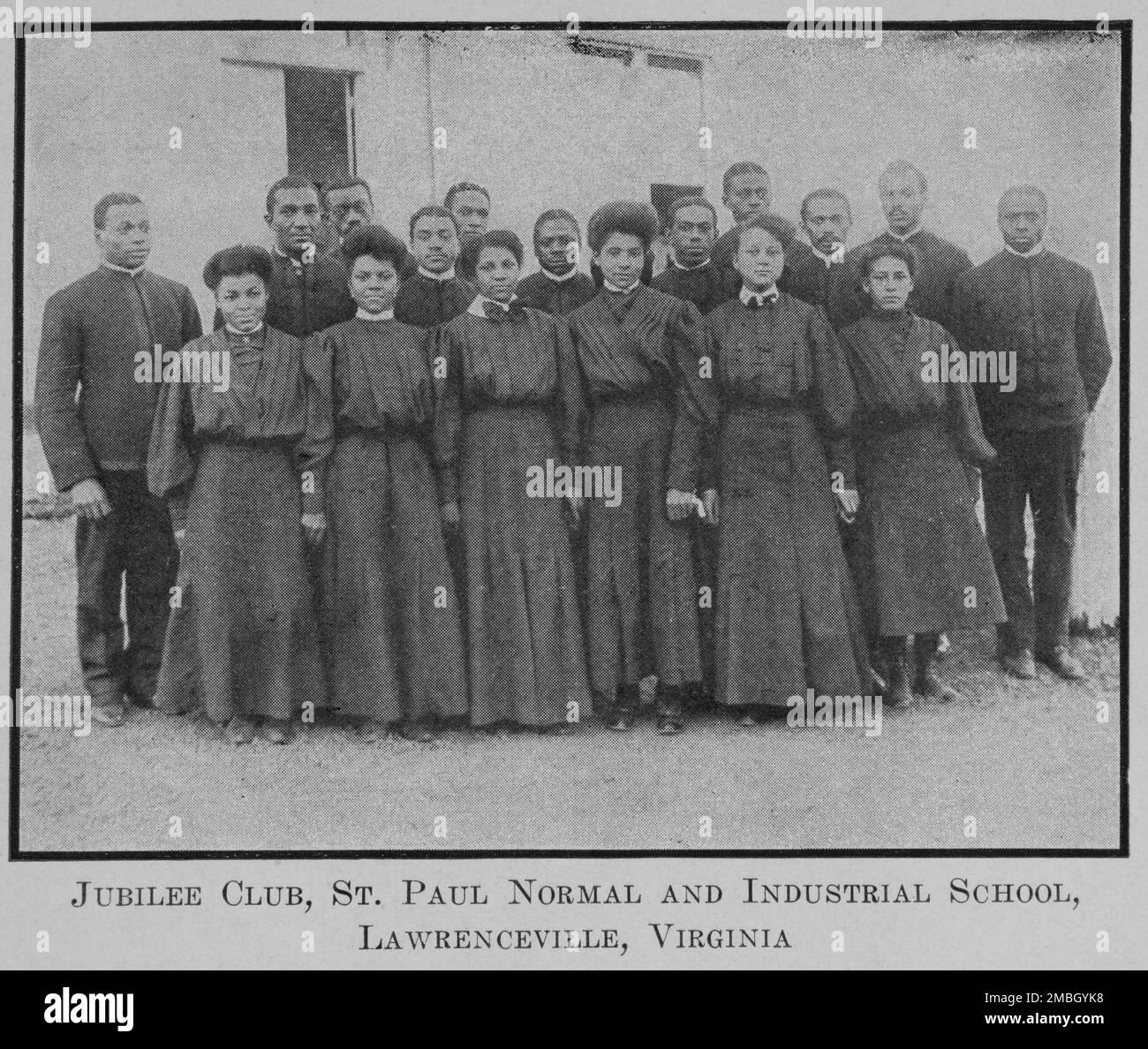 Jubilee Club, St Paul Normal and Industrial School, Lawrenceville, Virginia, 1911. Foto Stock