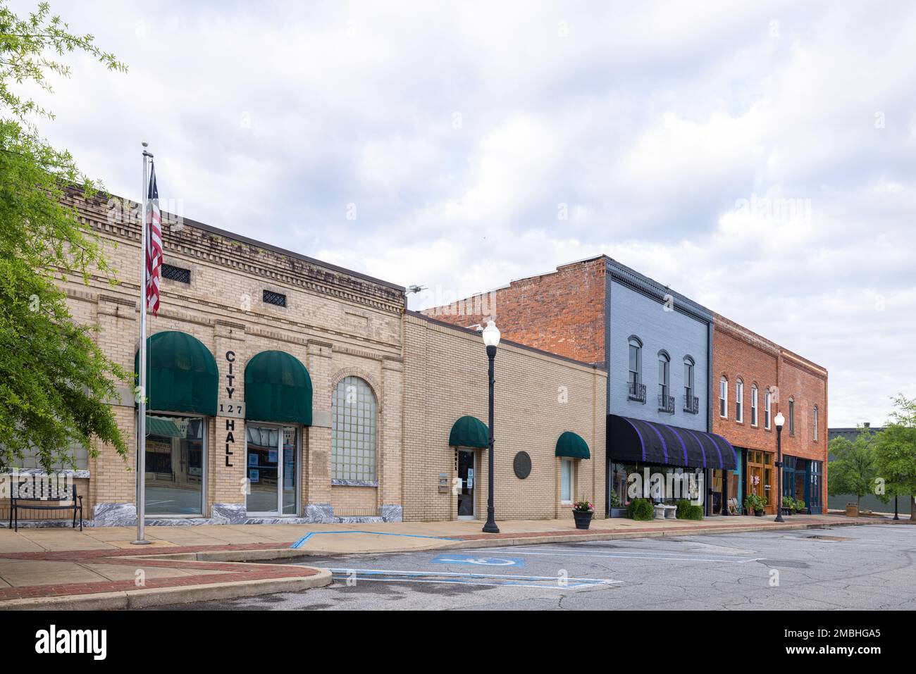 Donalsonville, Georgia, USA - 17 aprile 2022: Il Municipio di Donalsonville Foto Stock