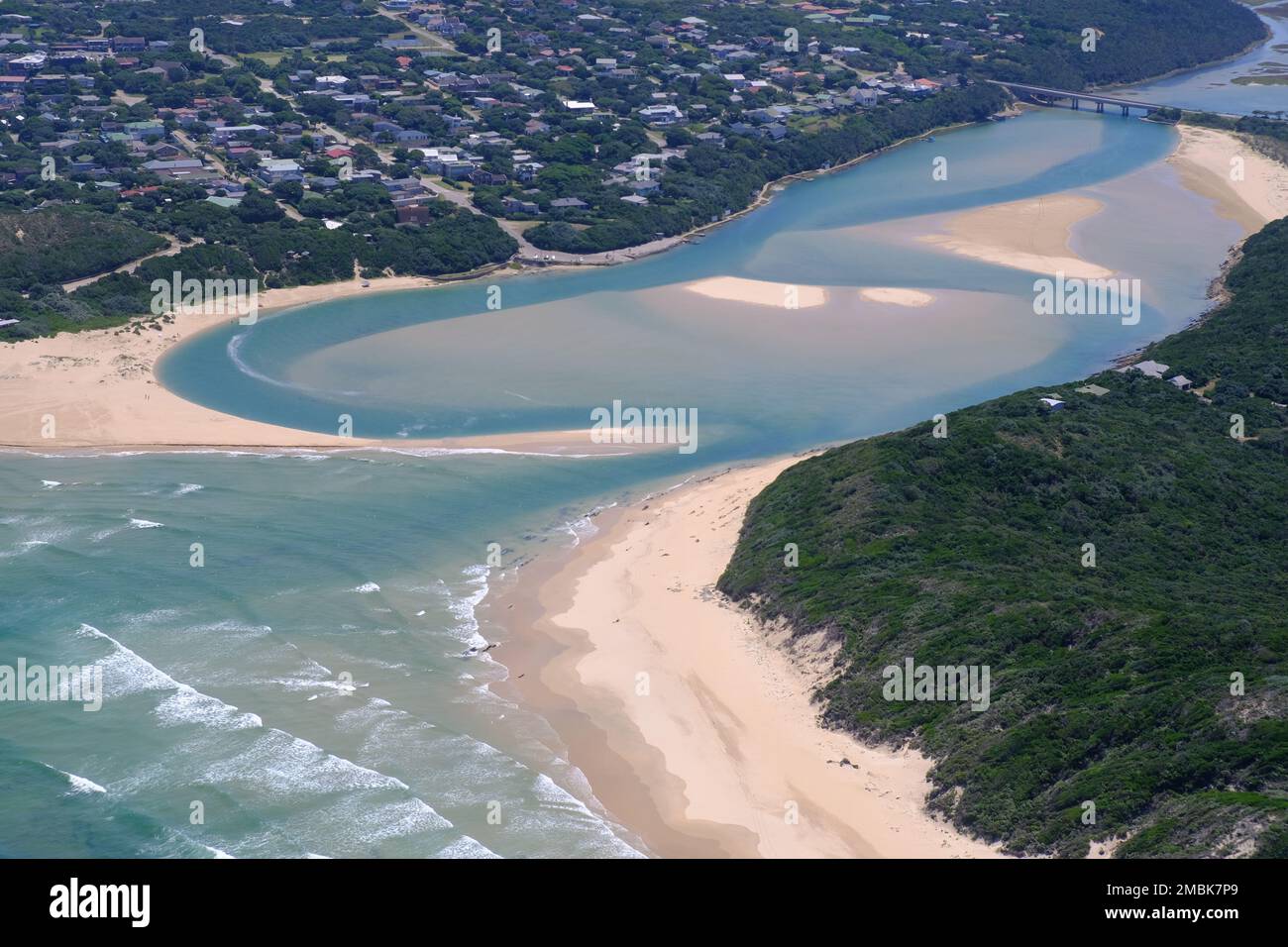 Kenton on Sea, Capo Orientale, Sudafrica. Foto Stock