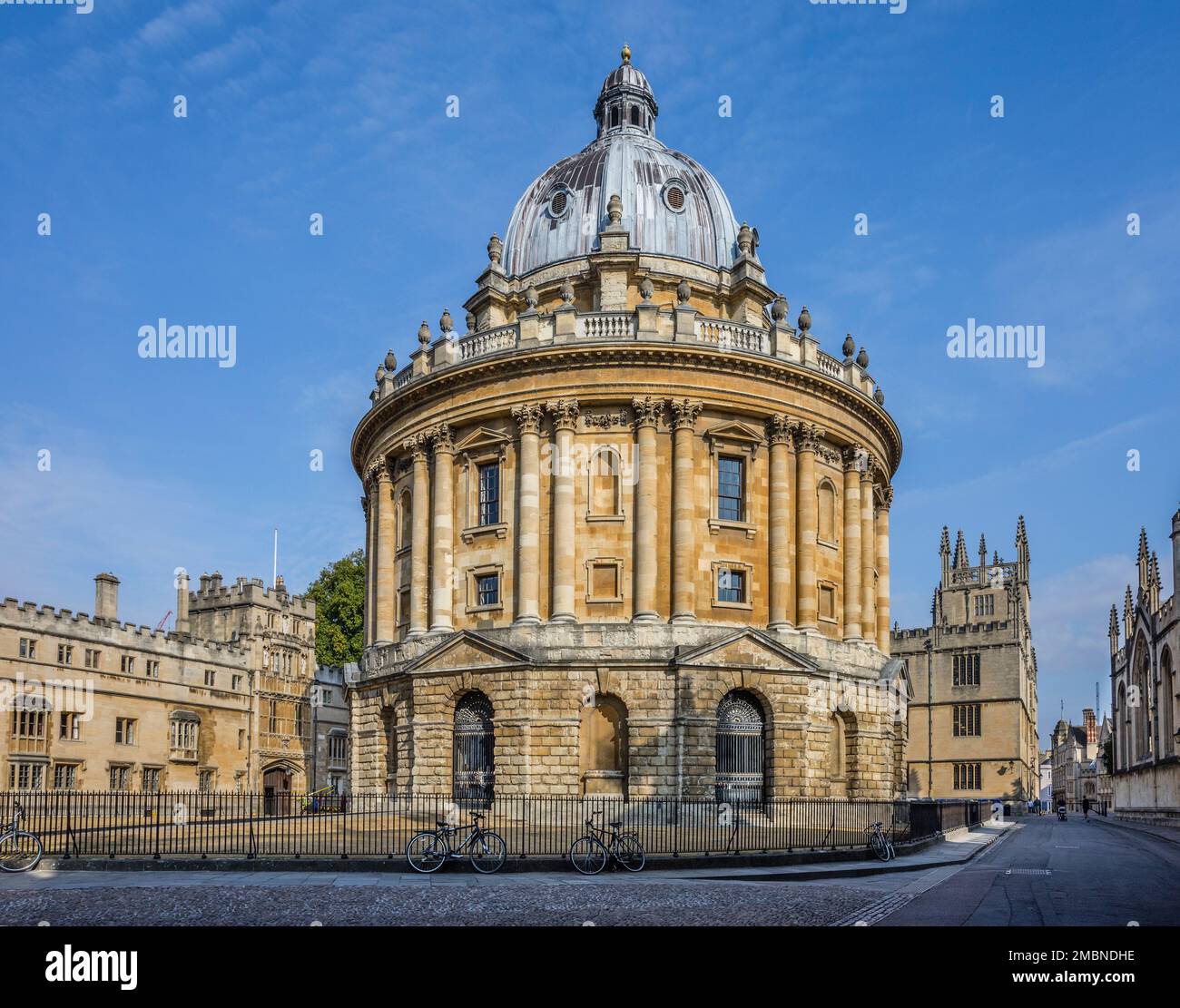 Radcliffe Camera, Università di Oxford, una biblioteca accademica e sale di lettura del 18th° secolo in stile palladiano, disegnate da James Gibbs, Oxfordshire, Sout Foto Stock